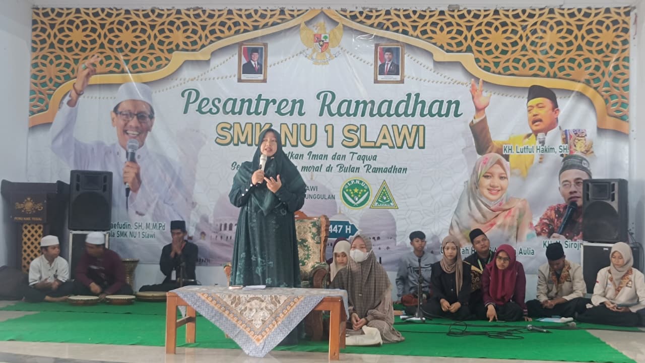 SMK NU 1 Slawi Gelar Peringatan Nuzulul Qur’an, Hadirkan Nyai Ufti Adenda Aulia dari AKSI Indosiar
