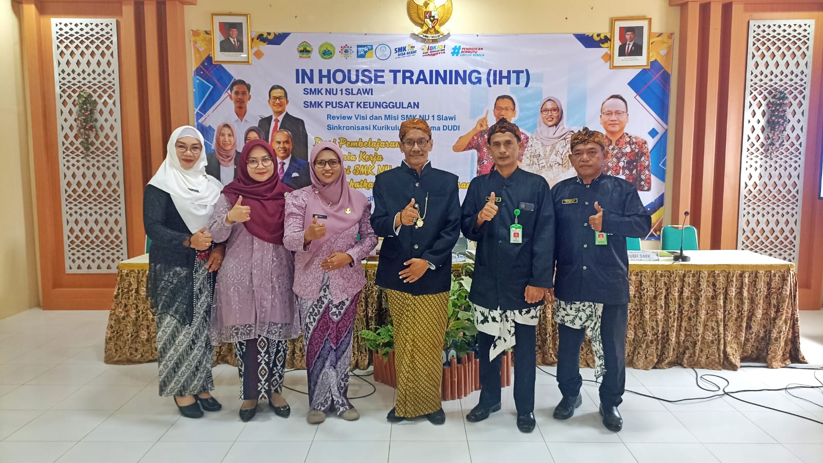 Hari Kedua, Penutup IHT 2026: Pengawas SMK Berikan Penguatan Pembelajaran, Nuansa Kartinian Warnai SMK NU 1 Slawi